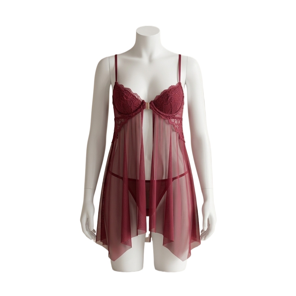 Women Lace Babydoll Lingerie S - Babydoll Chemise Night review and price